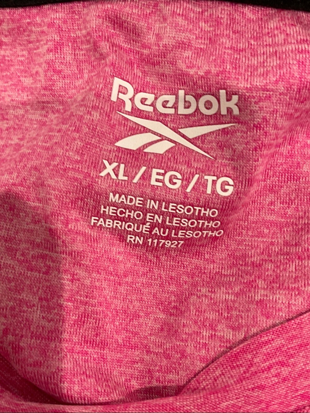 Reebok Women's Pink Short Sleeve Crew Neck Tee - Picture 3 of 5